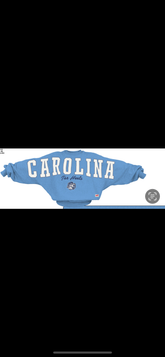 Carolina Tar Heels Flannigan Crewneck